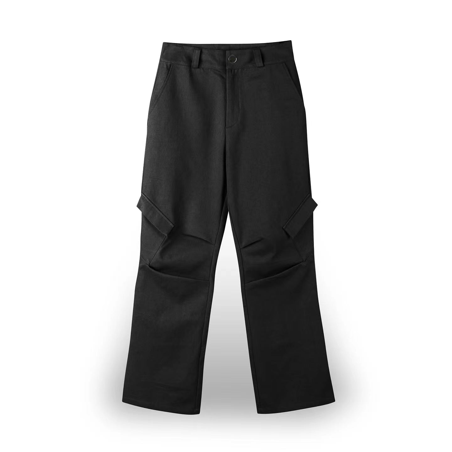 Zip Velcro pants [BLACK,BROWN]