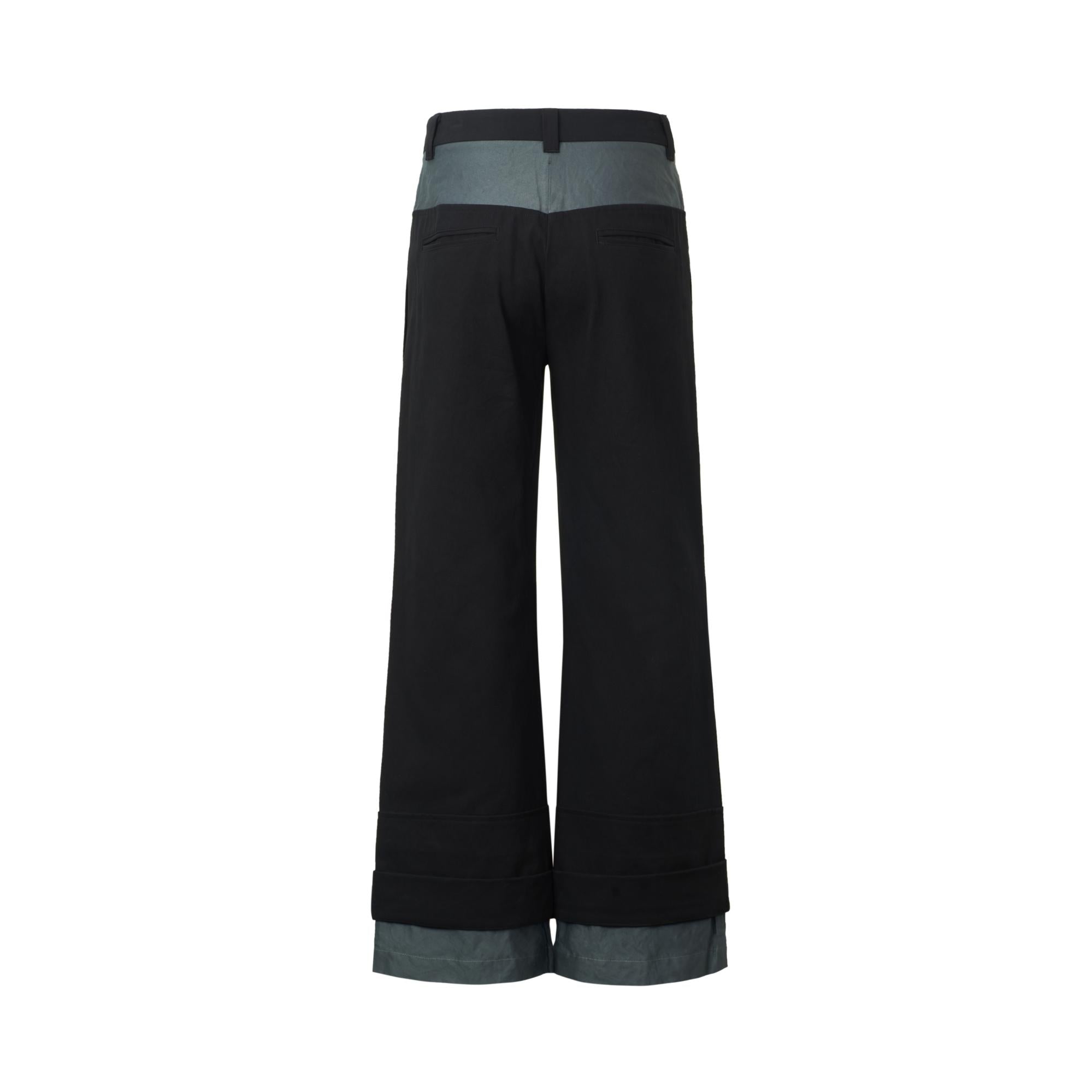 Patchwork straight leg pants – VEERKRACHT