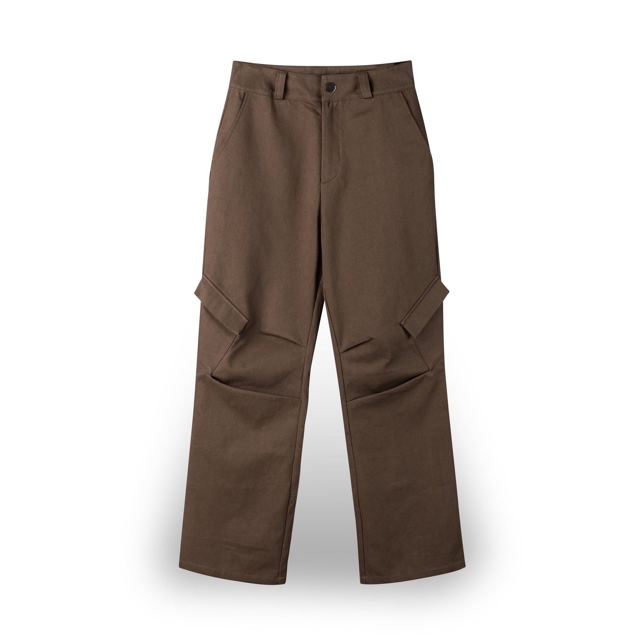 Zip Velcro pants [BLACK,BROWN]